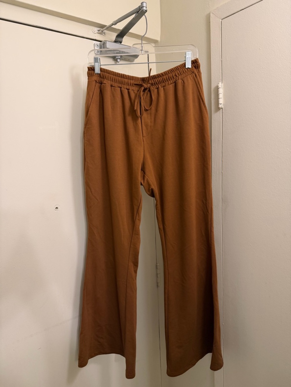 SHEIN Men's Brown Elastic Waist Drawstring Joggers